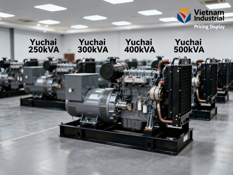 Bảng Giá Máy Phát Điện Yuchai 250-500kVA - Phân Khúc Công Nghiệp (Cập Nhật 7/2026)